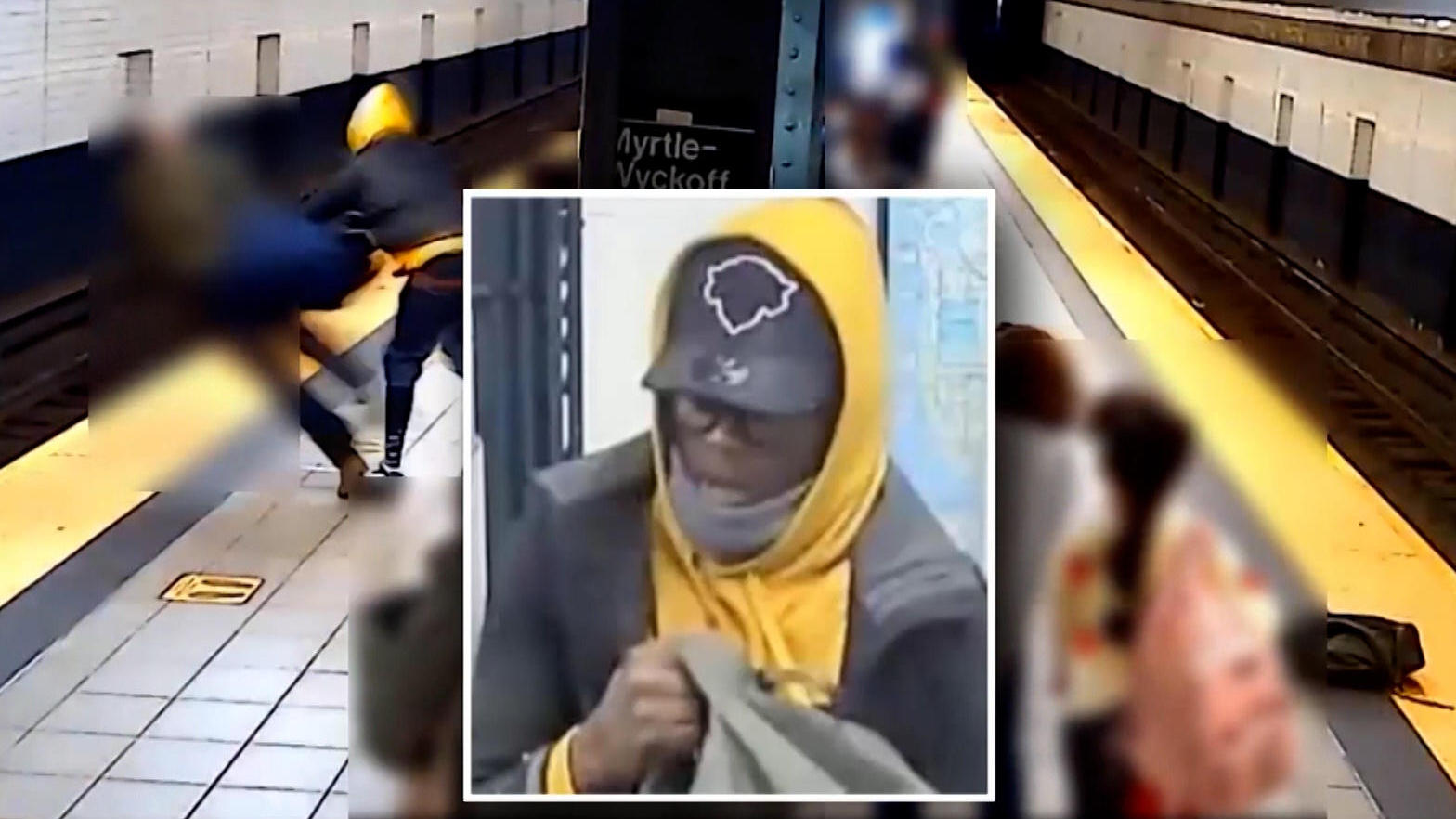 Unbekannter schubst Mann auf U-Bahn Gleise New York City