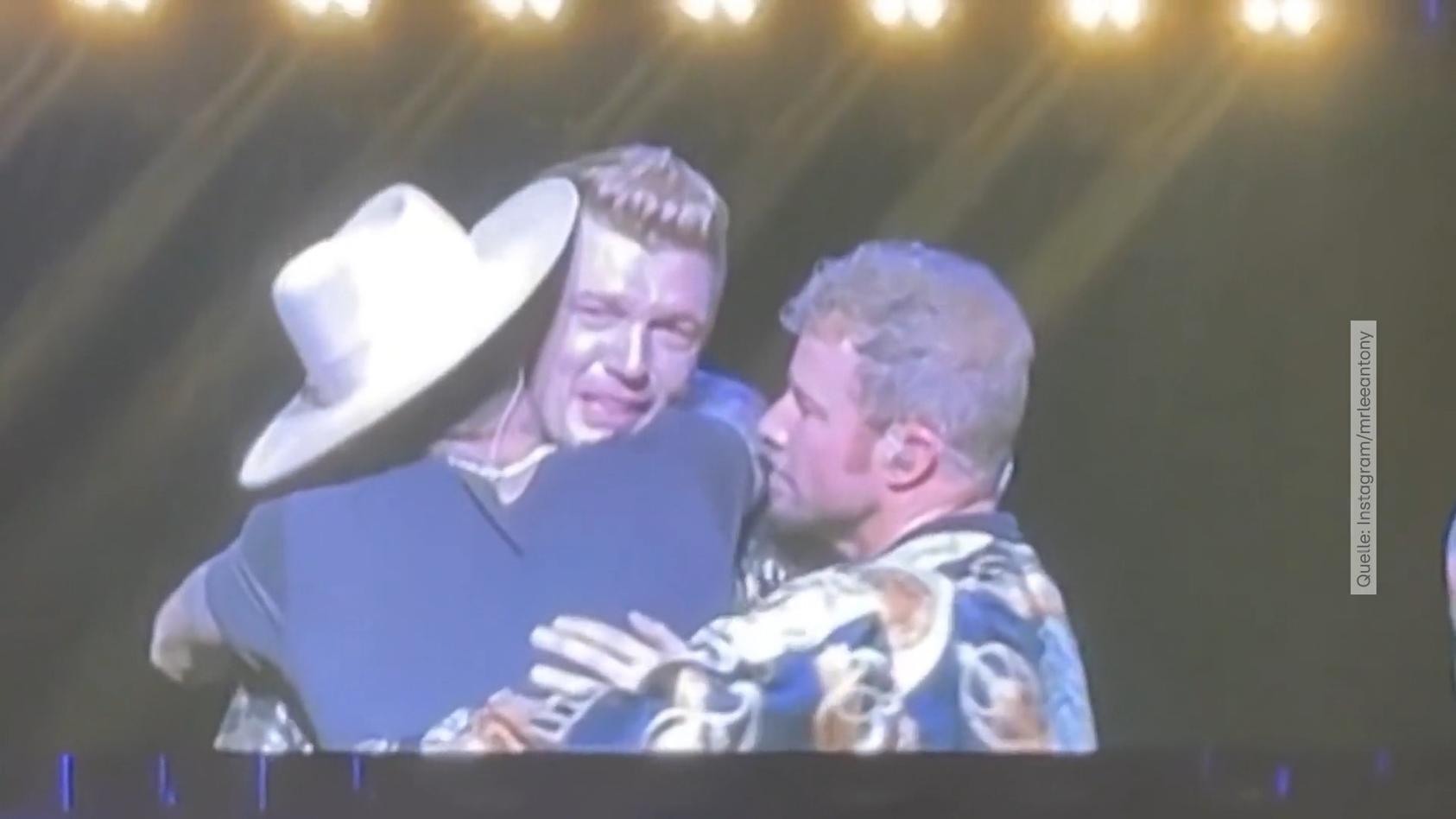 Nick Carter weint um seinen kleinen Bruder Während Konzert