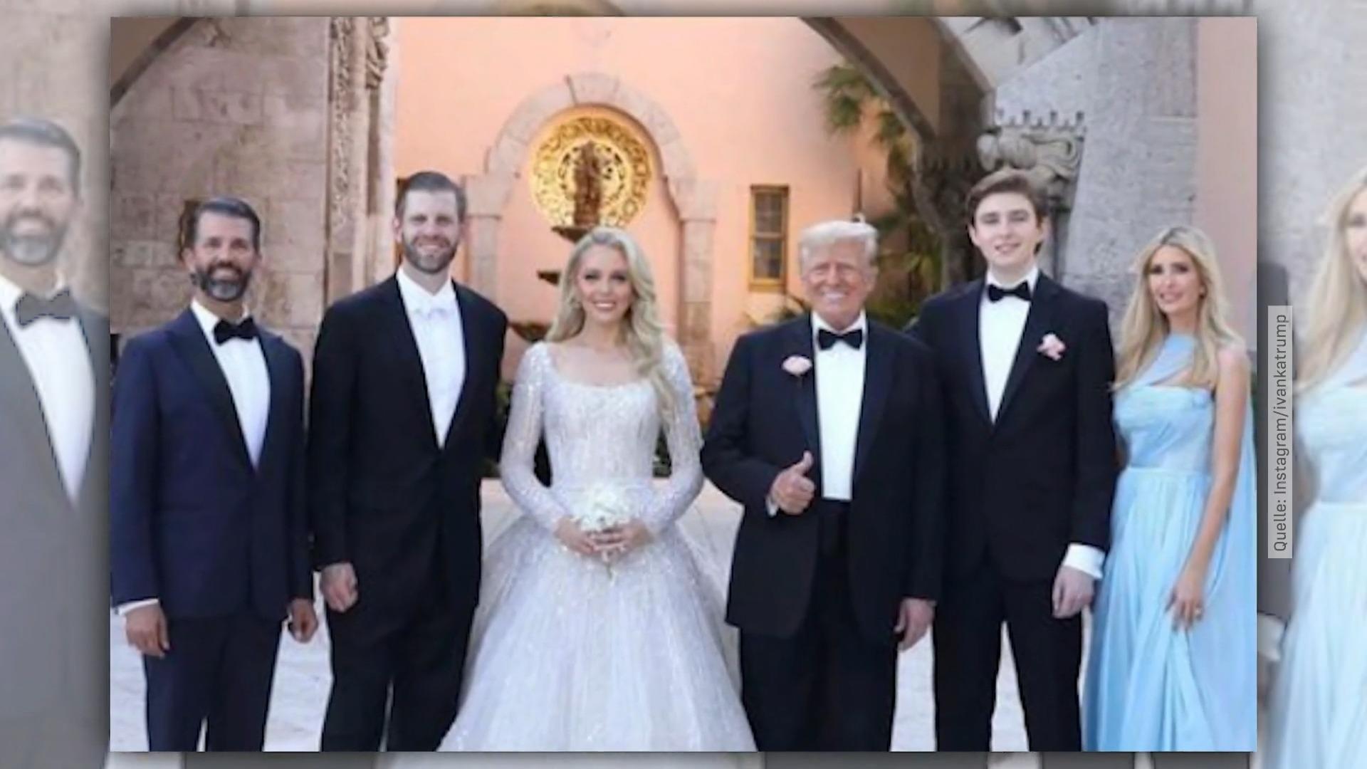 Donald Trump führt seine Tochter zum Traualtar Private Einblicke in Hochzeit von Tiffany Trump