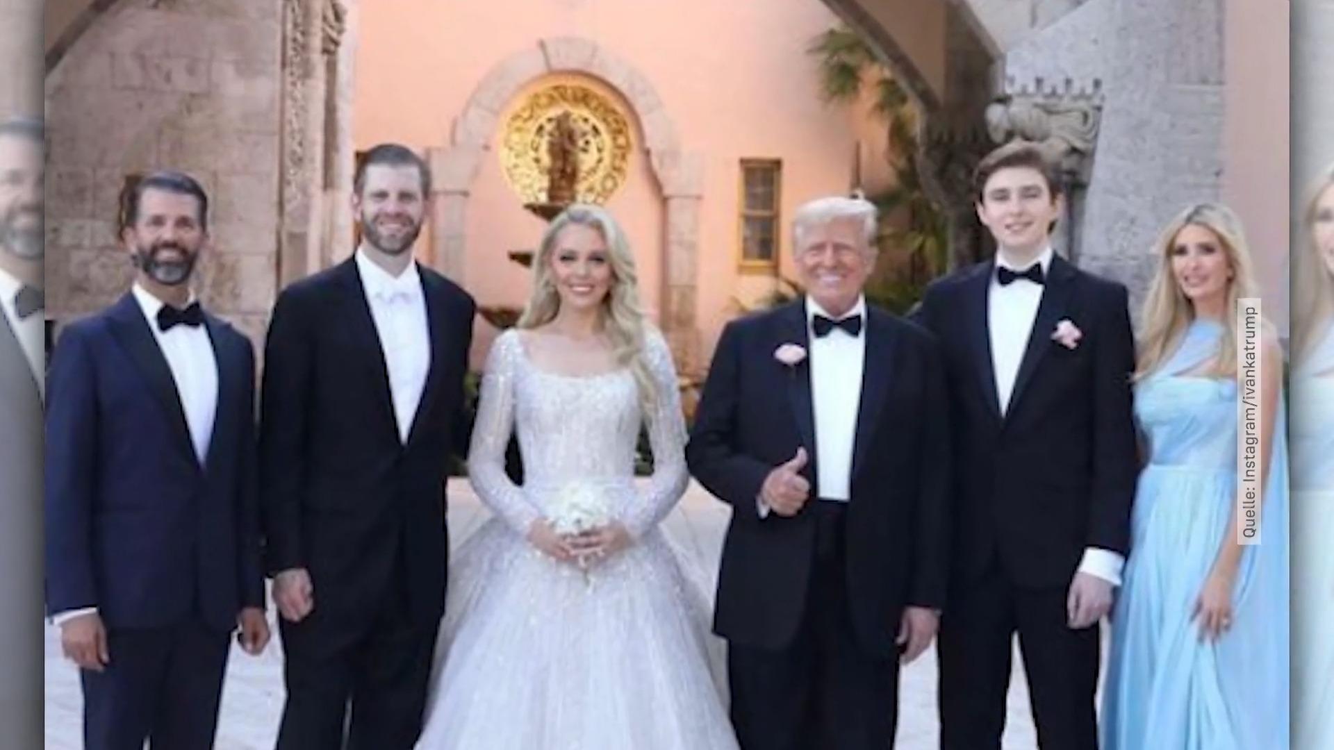 RTL vor Ort bei der Trump-Hochzeit Tiffany ist die Braut, die sich traut
