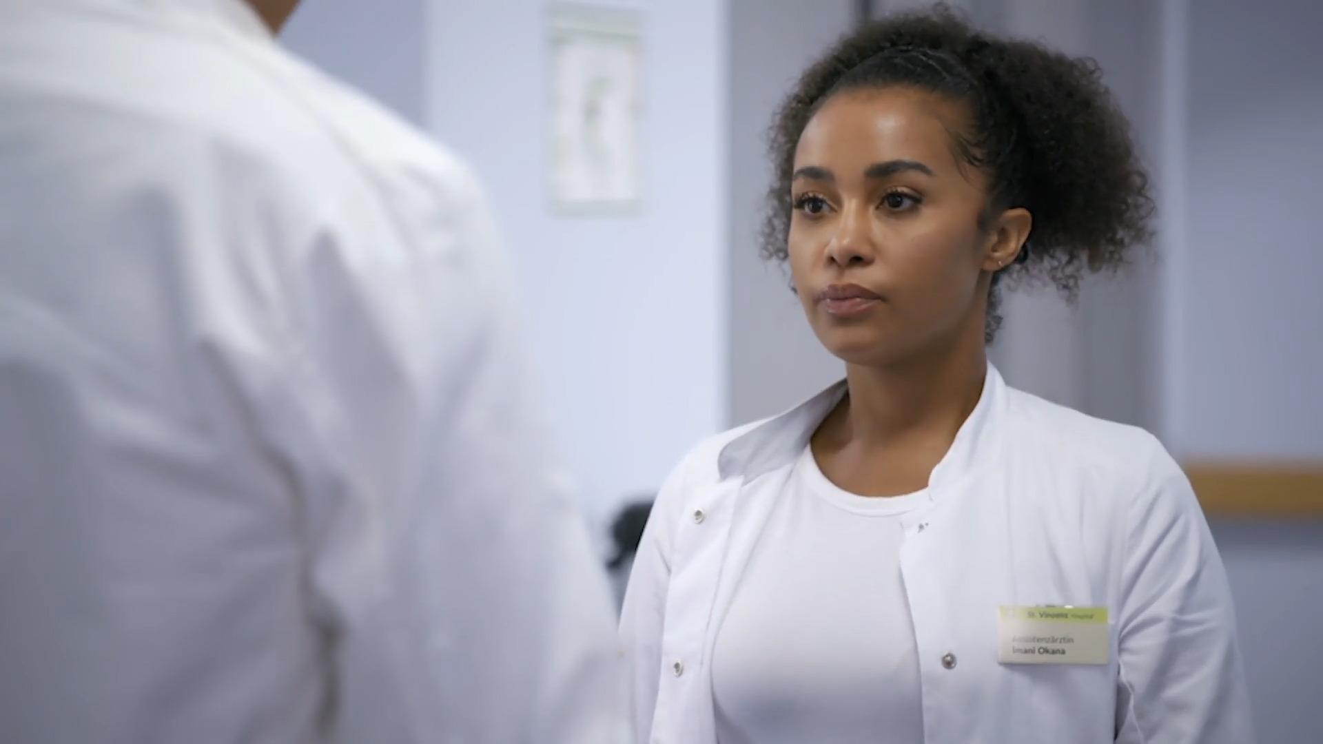 Imani bekommt Stress im Krankenhaus Bonus-AWZ-Szene