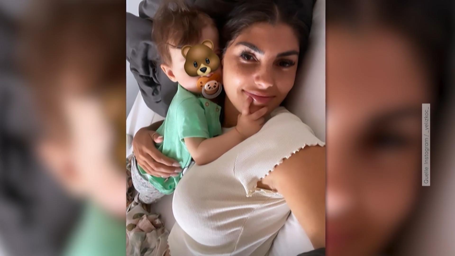 Tochter von Yeliz Koc macht ihr erstes Selfie Influencer-Baby