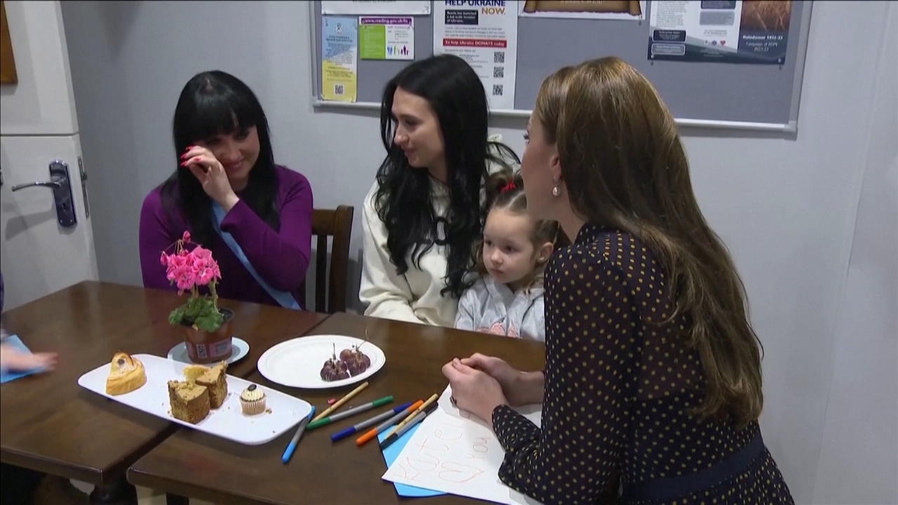 Prinzessin Kate tröstet weinende ukrainische Mutter Emotionaler Termin
