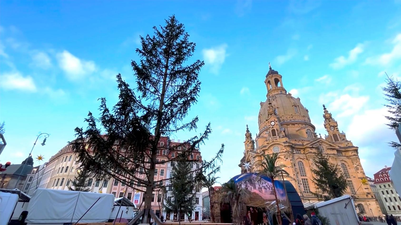 Ist das Deutschlands hässlichster Weihnachtsbaum? Tanne sorgt für Diskussionen