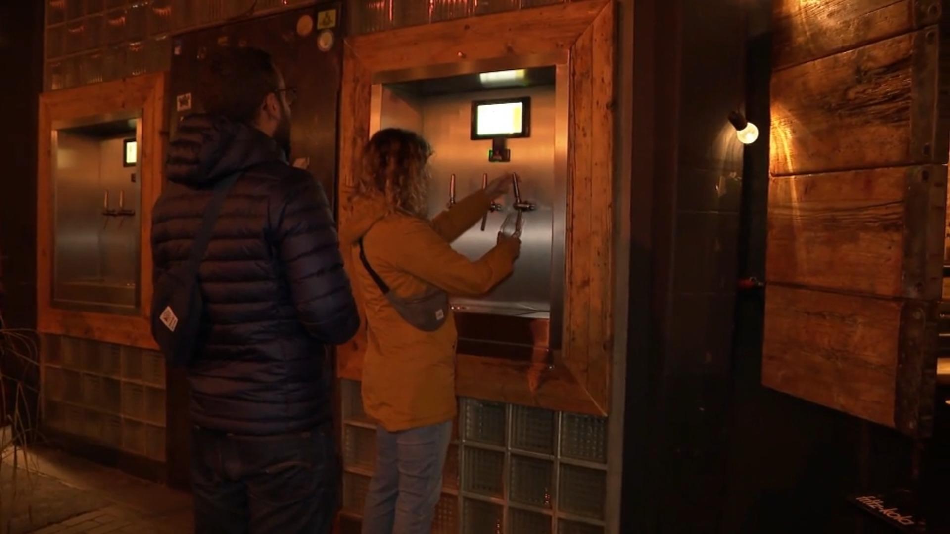 Selbst zapfen an Kiosk Do it yourself