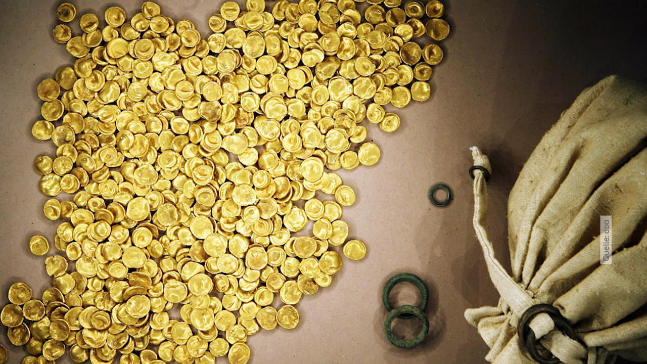 Diebe klauen Millionen-Goldschatz aus Museum in Bayern Kelten-Schatz in Manching (Oberbayern) gestohlen