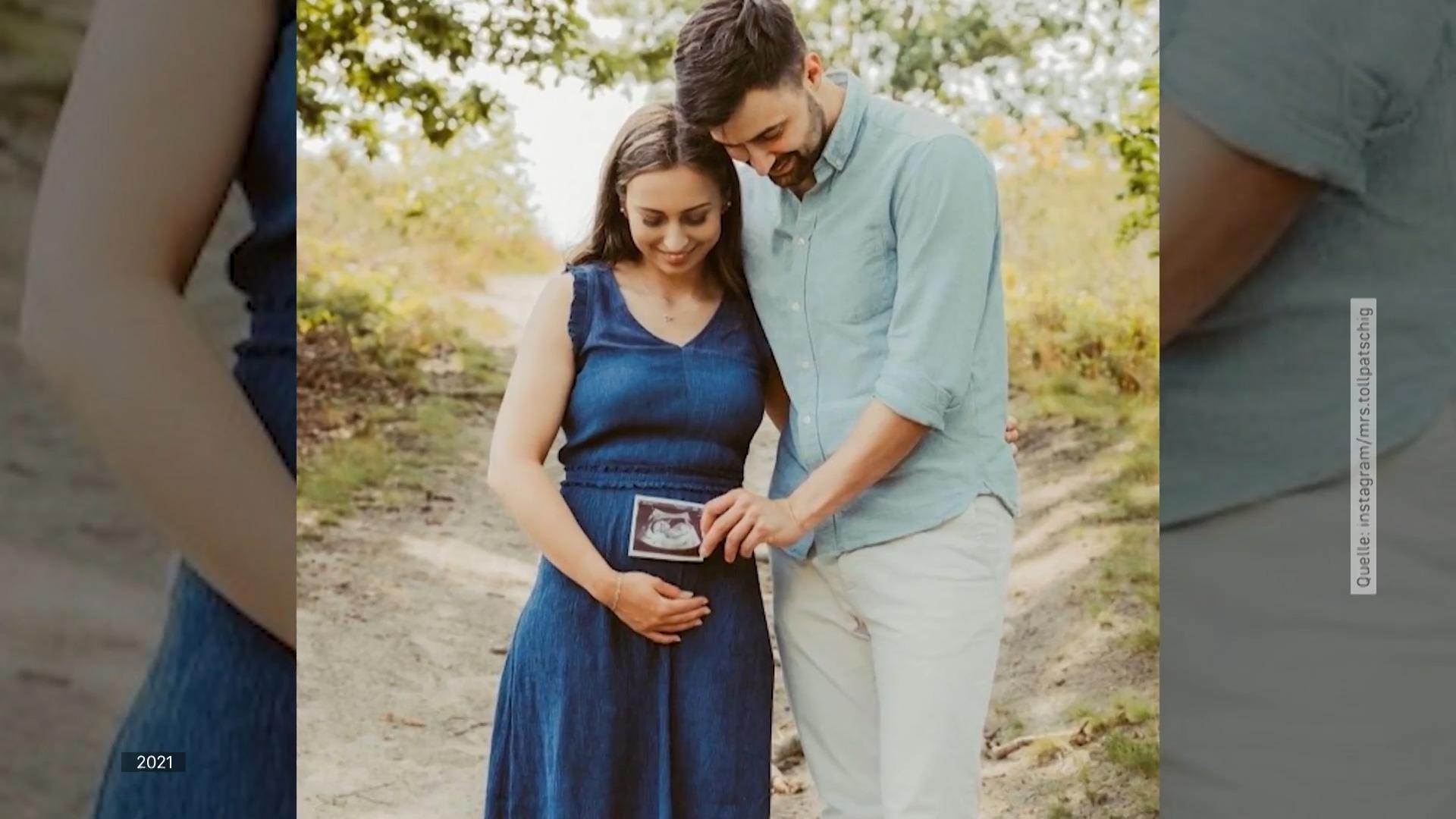Steve und Svenja zeigen ihren kleinen Fin Das erste Take Me Out-Baby