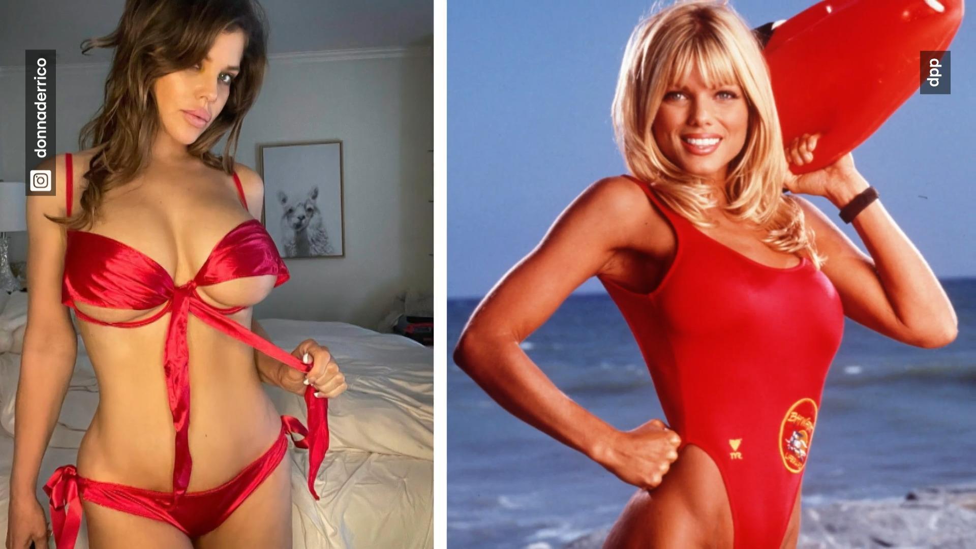 Zwischen diesen beiden Bilder liegen 25 Jahren „Baywatch“-Star Donna D'Errico (54)