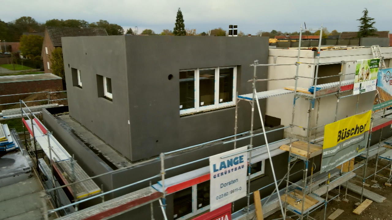 Recycle-Haus aus altem Bauschutt gebaut In Heek