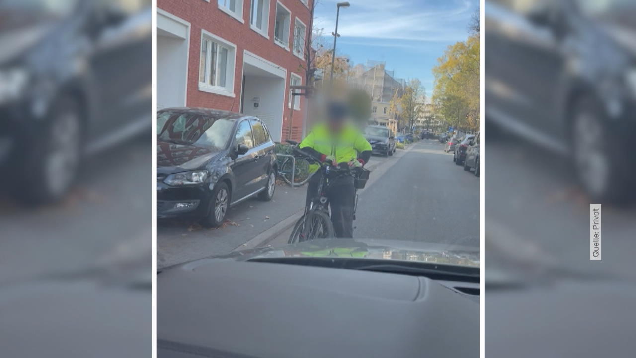 Radfahrerin in Hannover rastet aus TikTok-Video geht viral