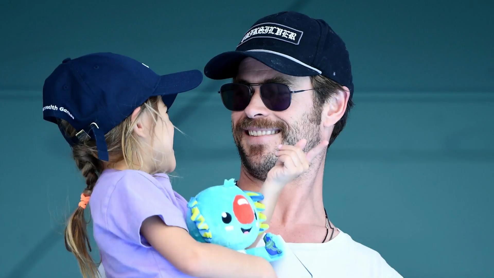 Chris Hemsworth Enjoys Time Skating With His Son After Alzheimer's Shock