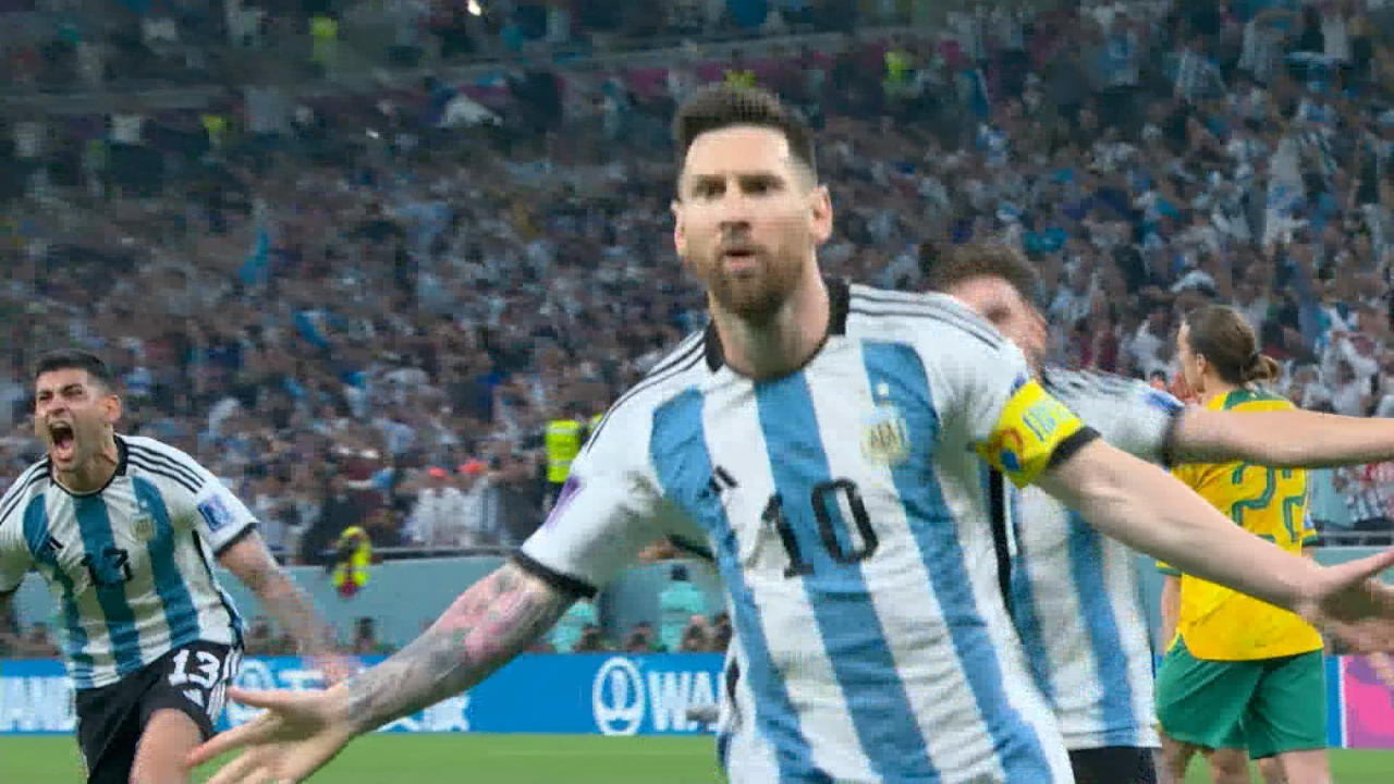 Argentinien feiert Maestro Messi Kurzes Zittern gegen Socceroos