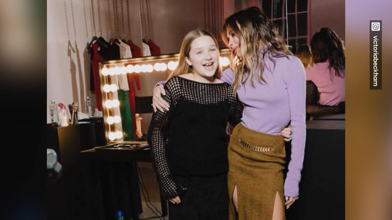Sie hat Mama Victoria bald eingeholt Harper Beckham total verändert