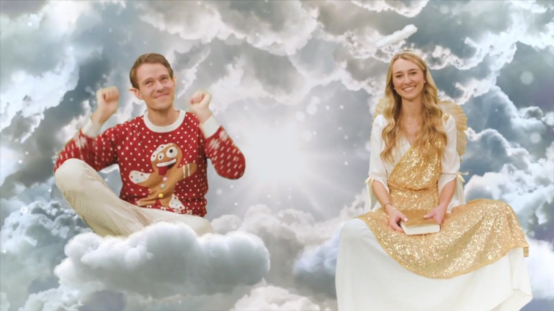 Los reporteros de RTL se convierten en ángeles navideños en Race Against Time: RTL Christmas Duel