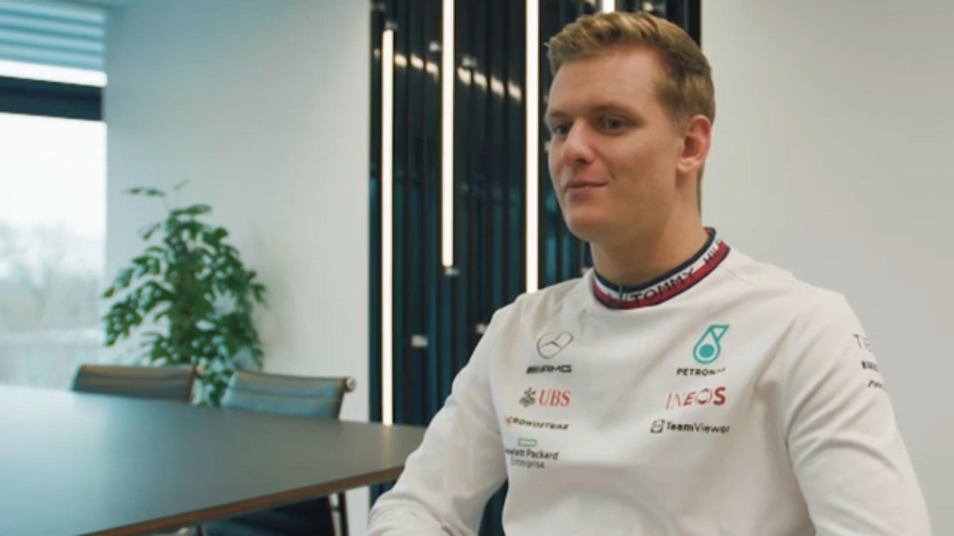 Welcome to Mercedes, Mick!  Schumacher interview
