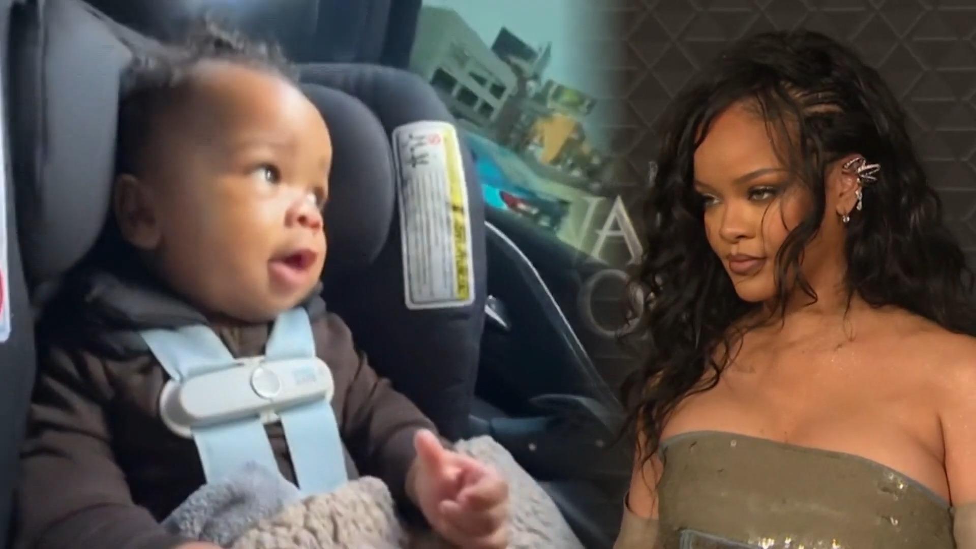 Rihanna zeigt erstmals ihren Sohn Süßer Clip