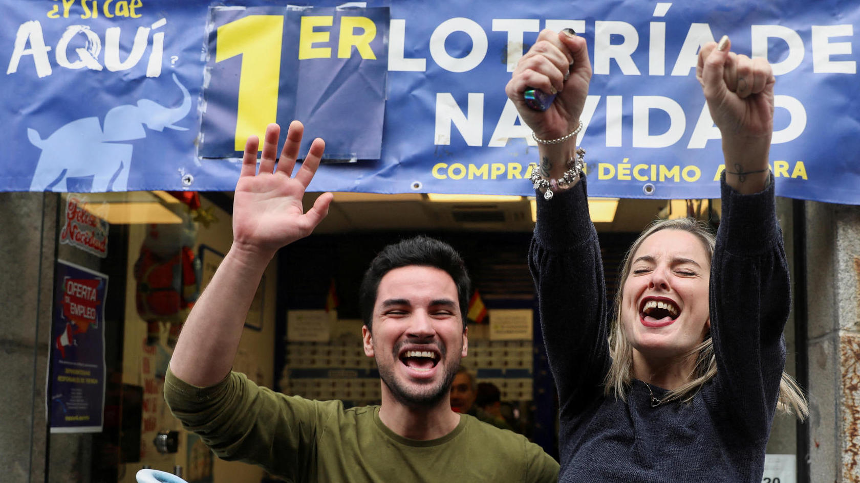 4-Millionen-Hauptgewinn elektrisiert ganz Spanien "El Gordo"-Hauptpreis gezogen