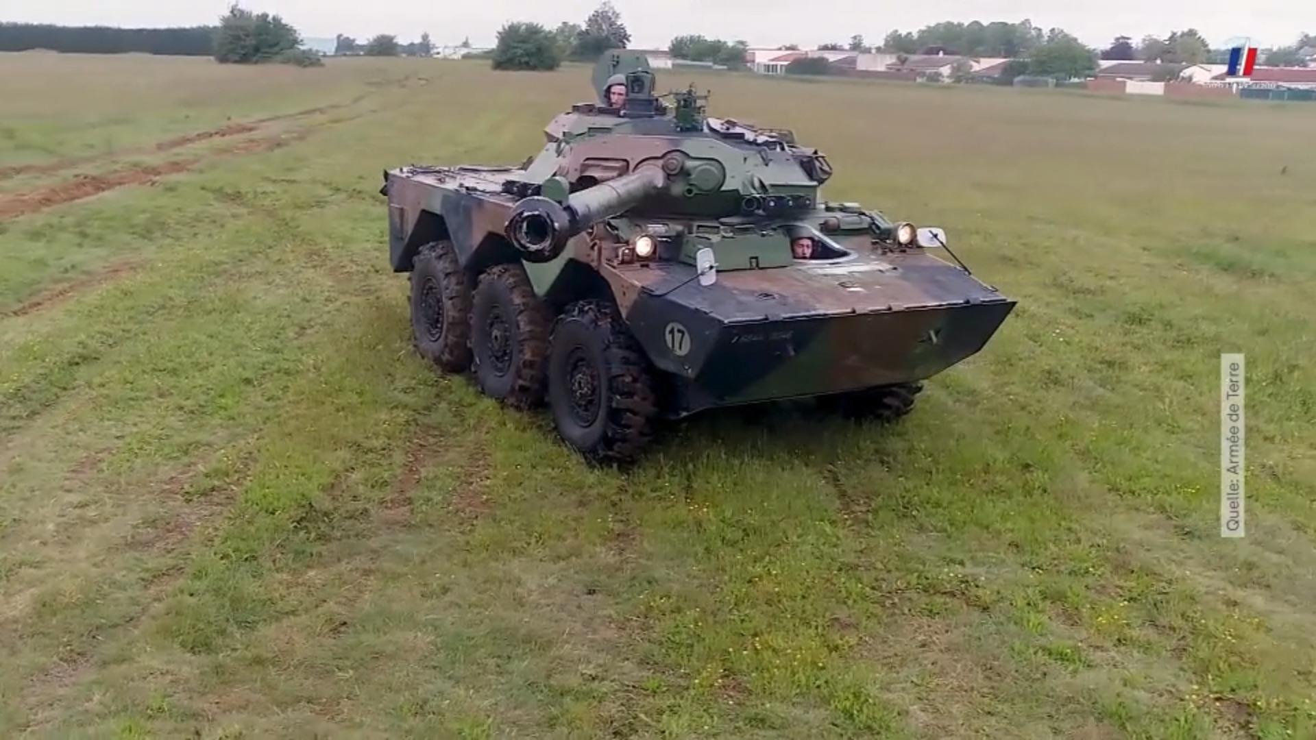 Frankreich will Ukraine Spähpanzer AMX-10 RC liefern Hochmobil und schwer bewaffnet