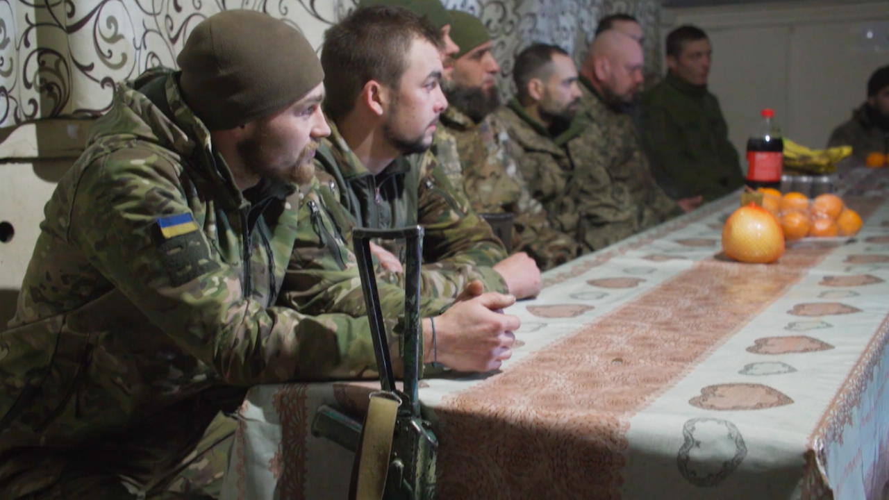 Orthodoxe Weihnachten in der Ukraine Feiern im Bunker