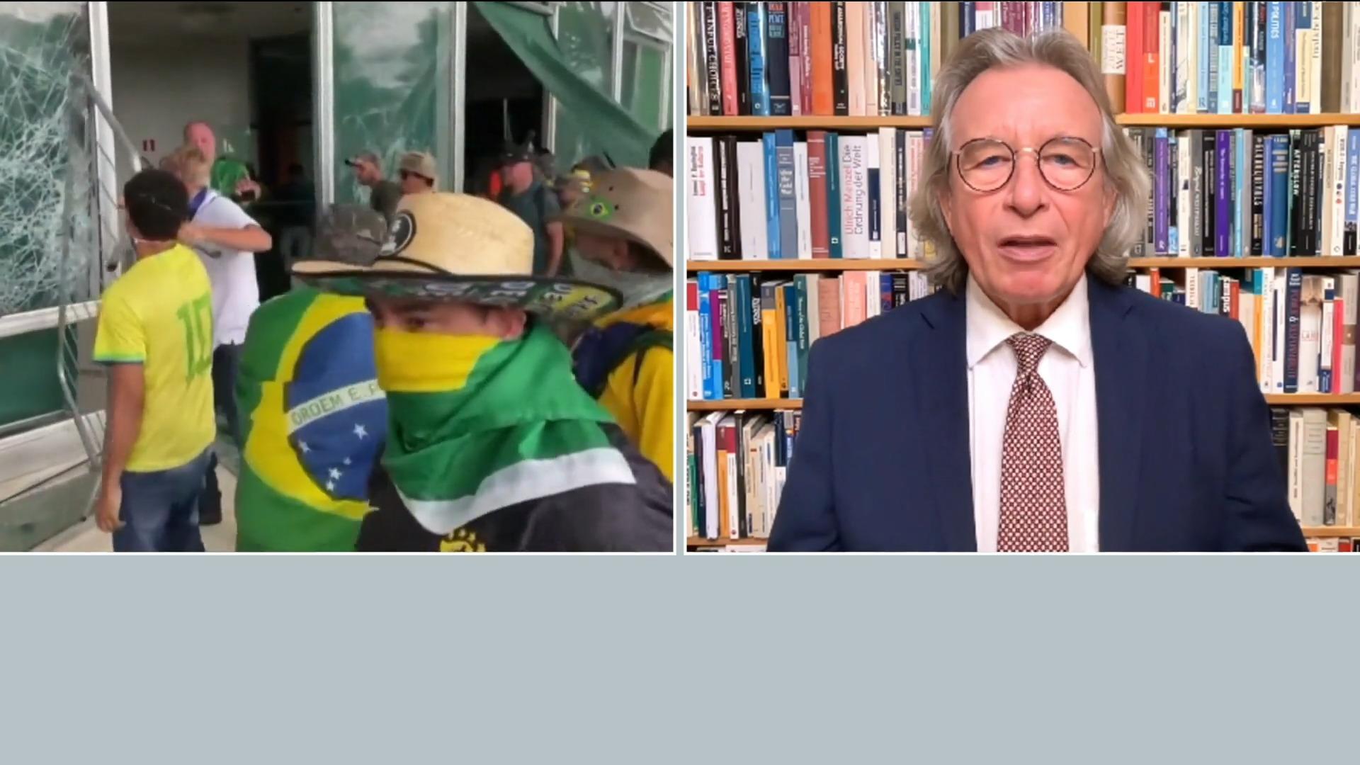 "Erstaunlich, dass die Polizei nicht vorbereitet war" Prof. Thomas Jäger zu Brasilien