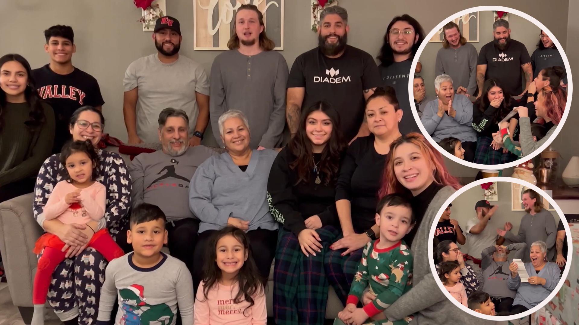 Maya's Freund lässt Baby-Bombe während Familienfoto platzen Bitte wie schön sind ihre Reaktionen?!
