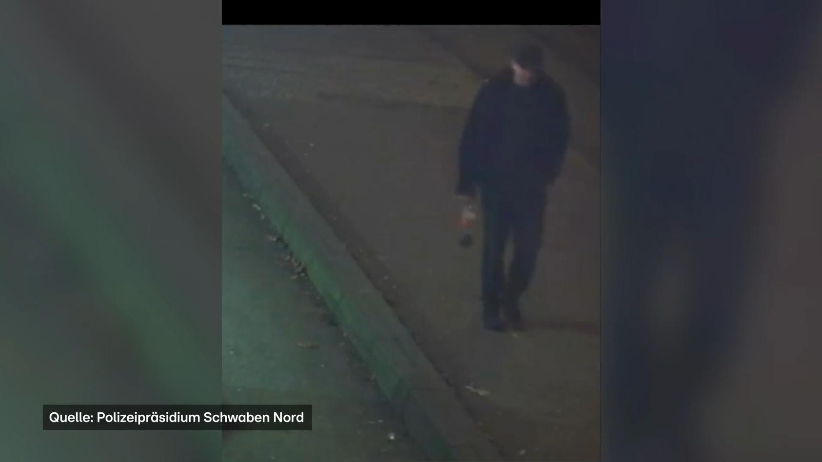 Hier läuft der mutmaßliche Sexualstraftäter von Augsburg Polizei fahndet öffentlich