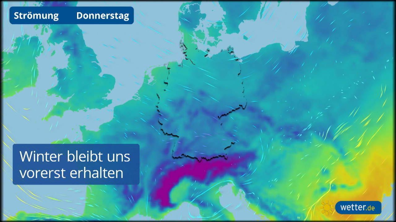 Polarluft flutet Deutschland eiskalt Winter, Schnee, Frost