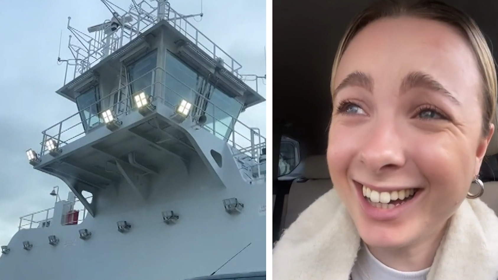 Ganz schön peinlich! Britin fährt auf Fähre - statt über eine Brücke!