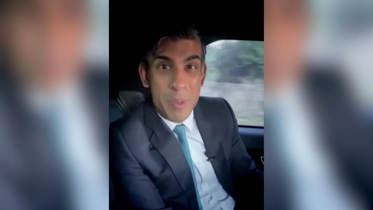 Britischer Premier blamiert sich mit Instagram-Post Rishi Sunak nicht angeschnallt