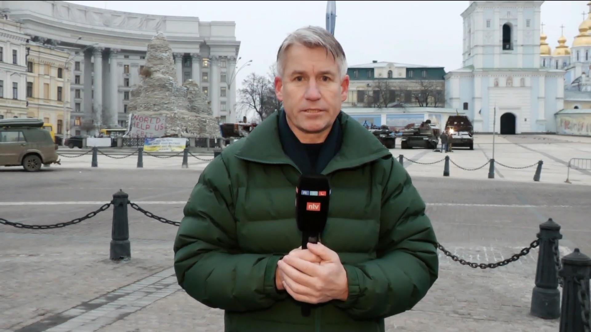 "Ihr habt auch eine Verantwortung gegenüber in Oekraïne" Jurgen Fichert in Kiew zu Panzerlieferungen