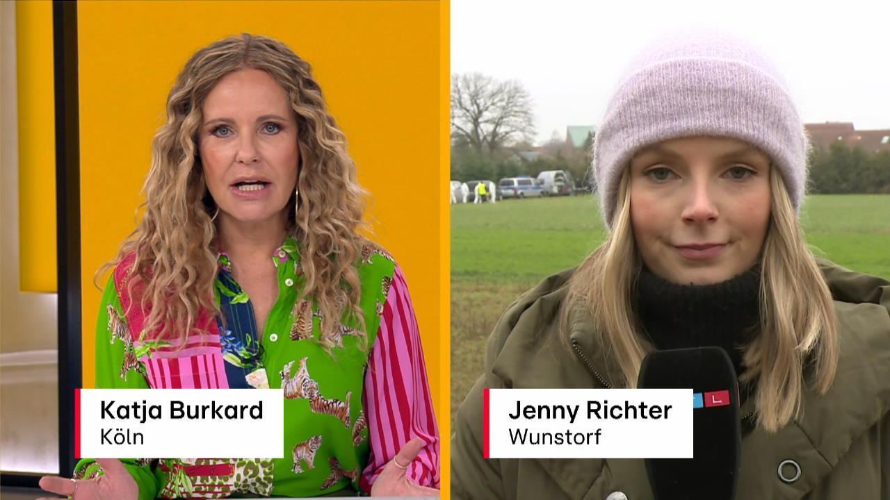 Reporterin Jenny Richter ist vor Ort Leichenfund in Wunstorf