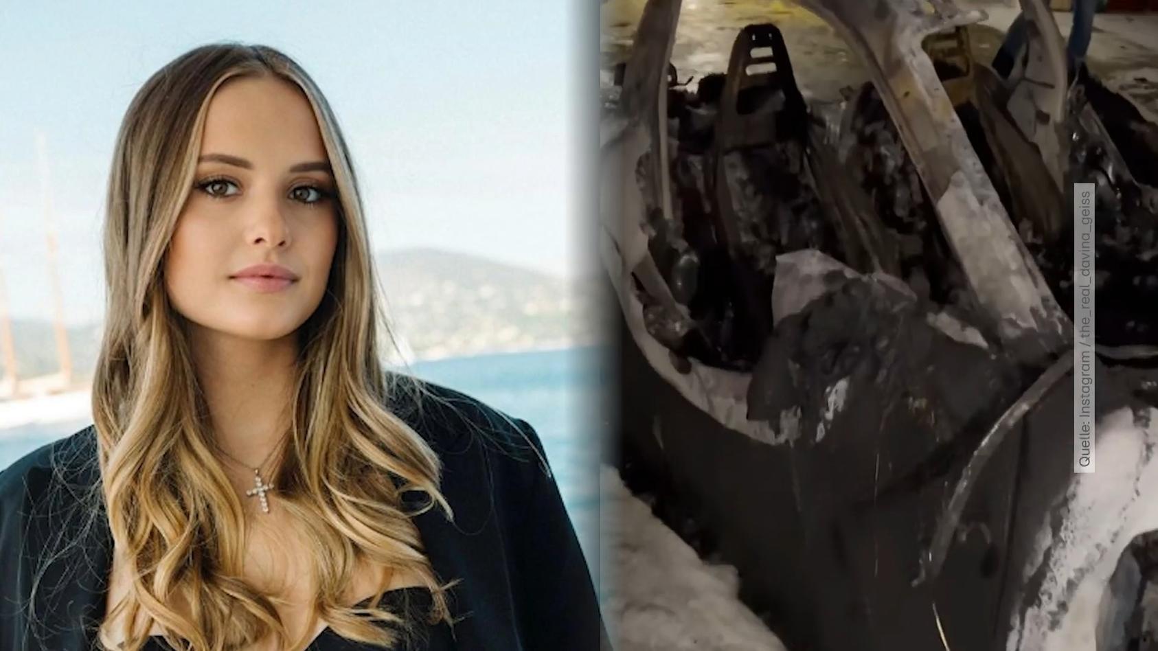 Tochter Davina muss ins Krankenhaus Porsche von Robert Geiss geht in Flammen auf