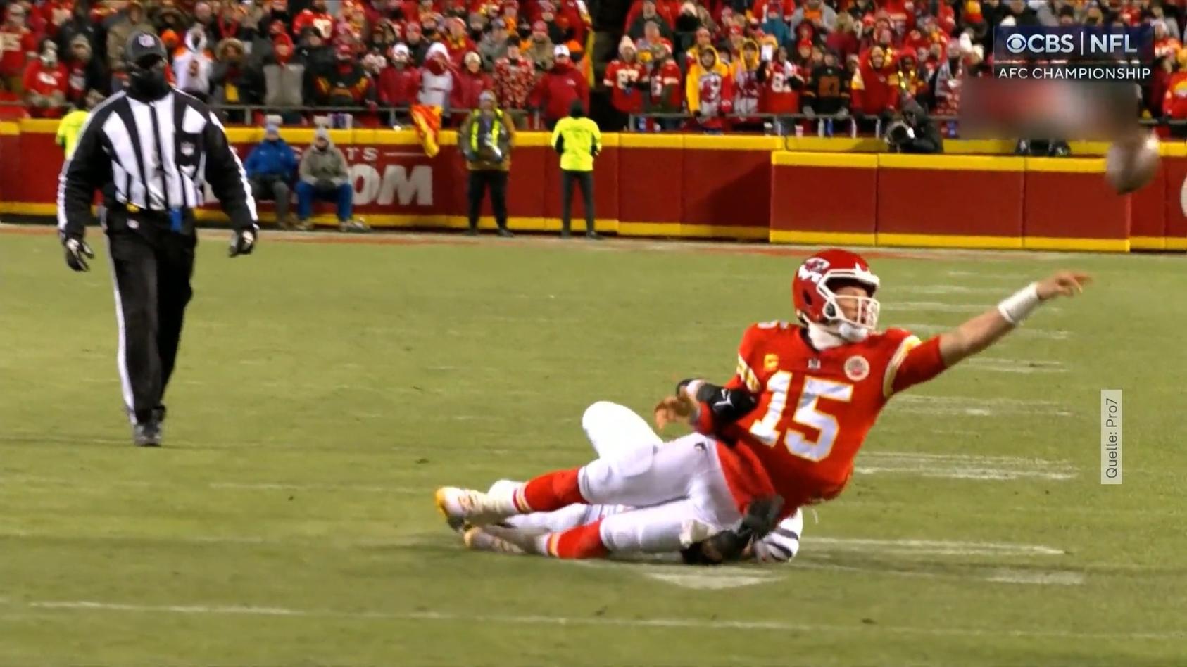 NFL-Star Mahomes beißt auf die Zähne Chiefs - Eagles im Super Bowl