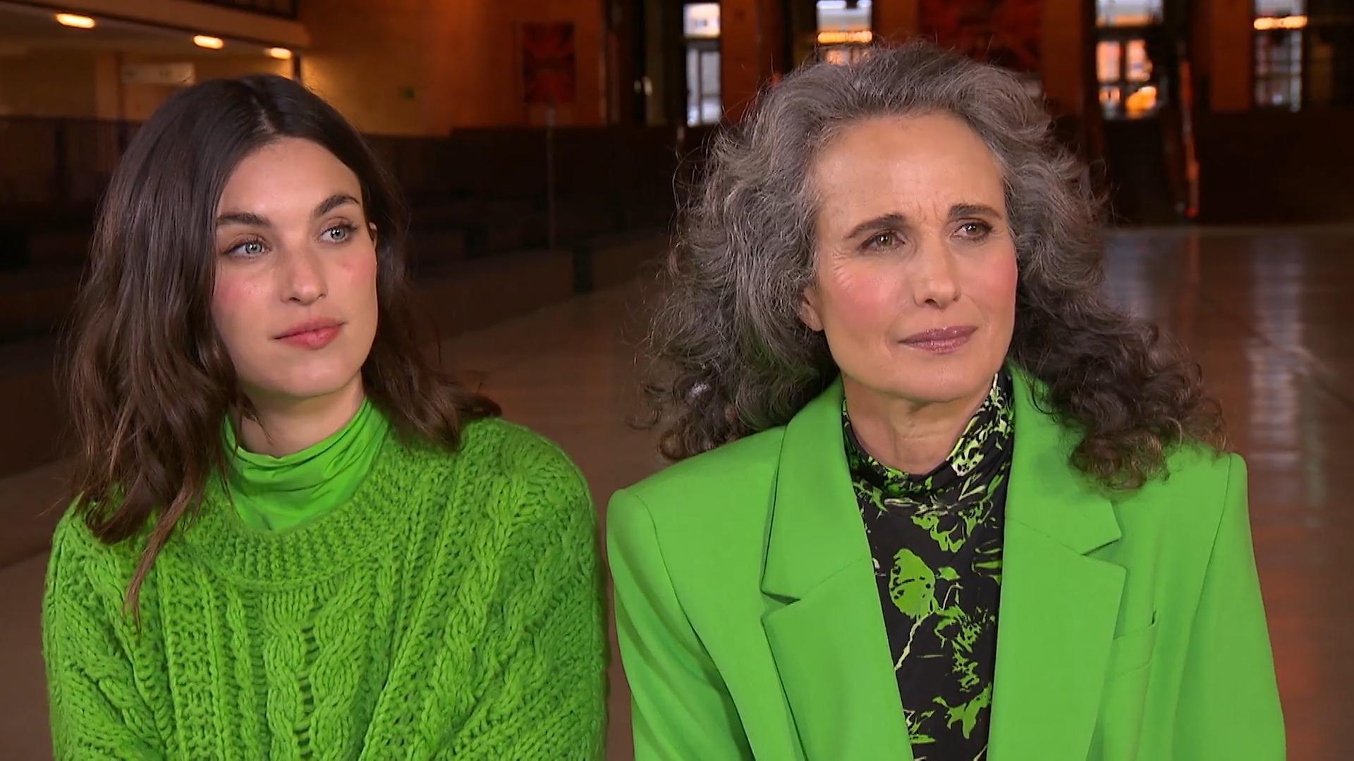 Andie MacDowell hat ein Faible für Schimpfwörter Exklusives Interview