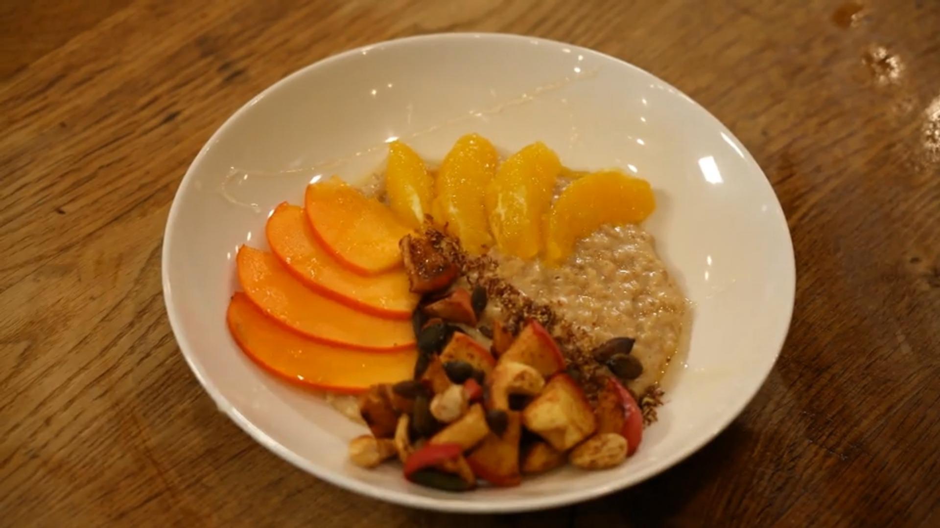 Gesundes Frühstück: Winterliches Porridge Julia Hensslers Rezept