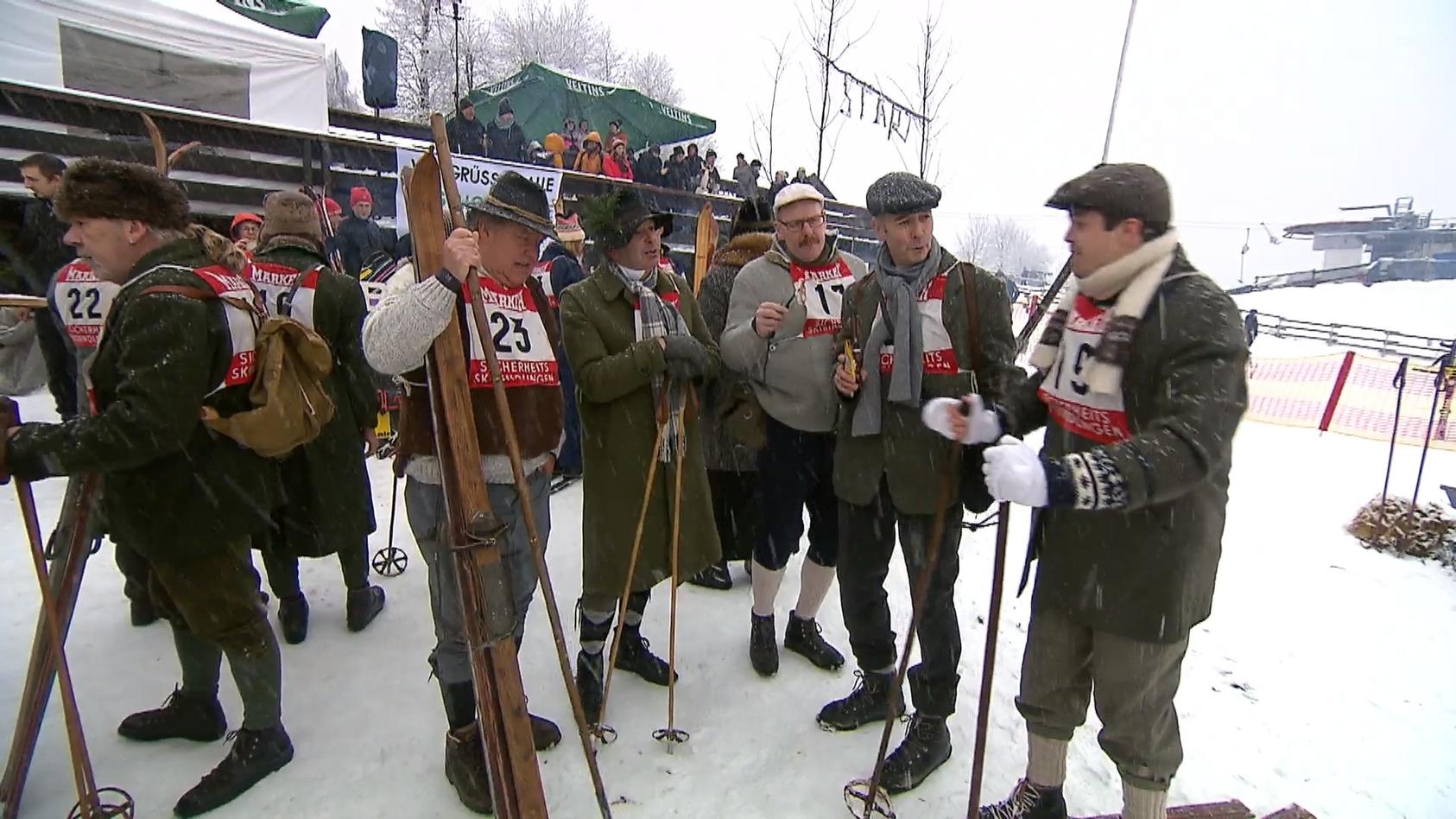 Wie früher Skirennen in Winterberg