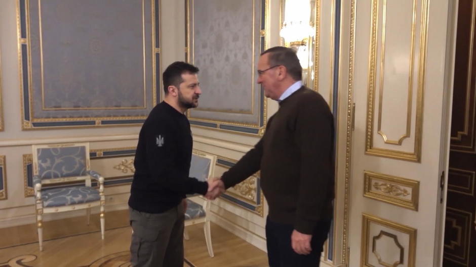 Boris Pistorius auf Überraschungsbesuch in Kiew Verteidigungsminister