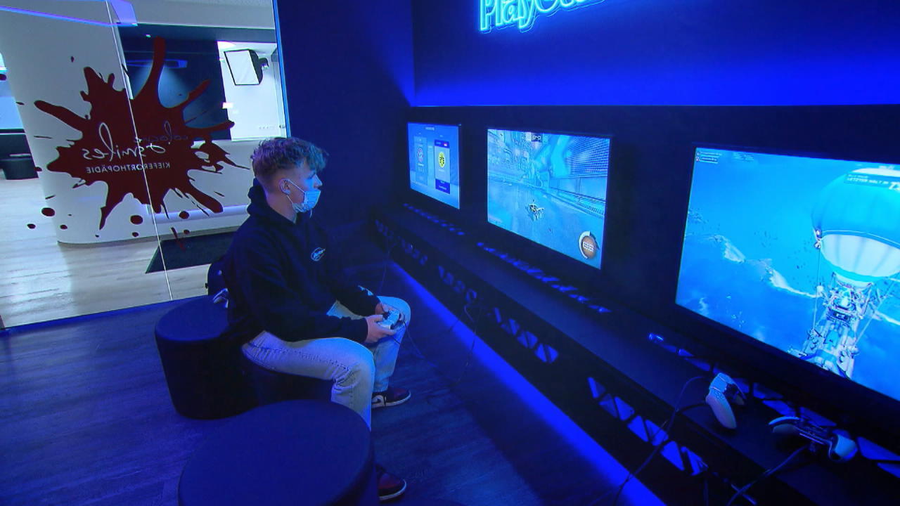 Spielen im Wartezimmer Gaming