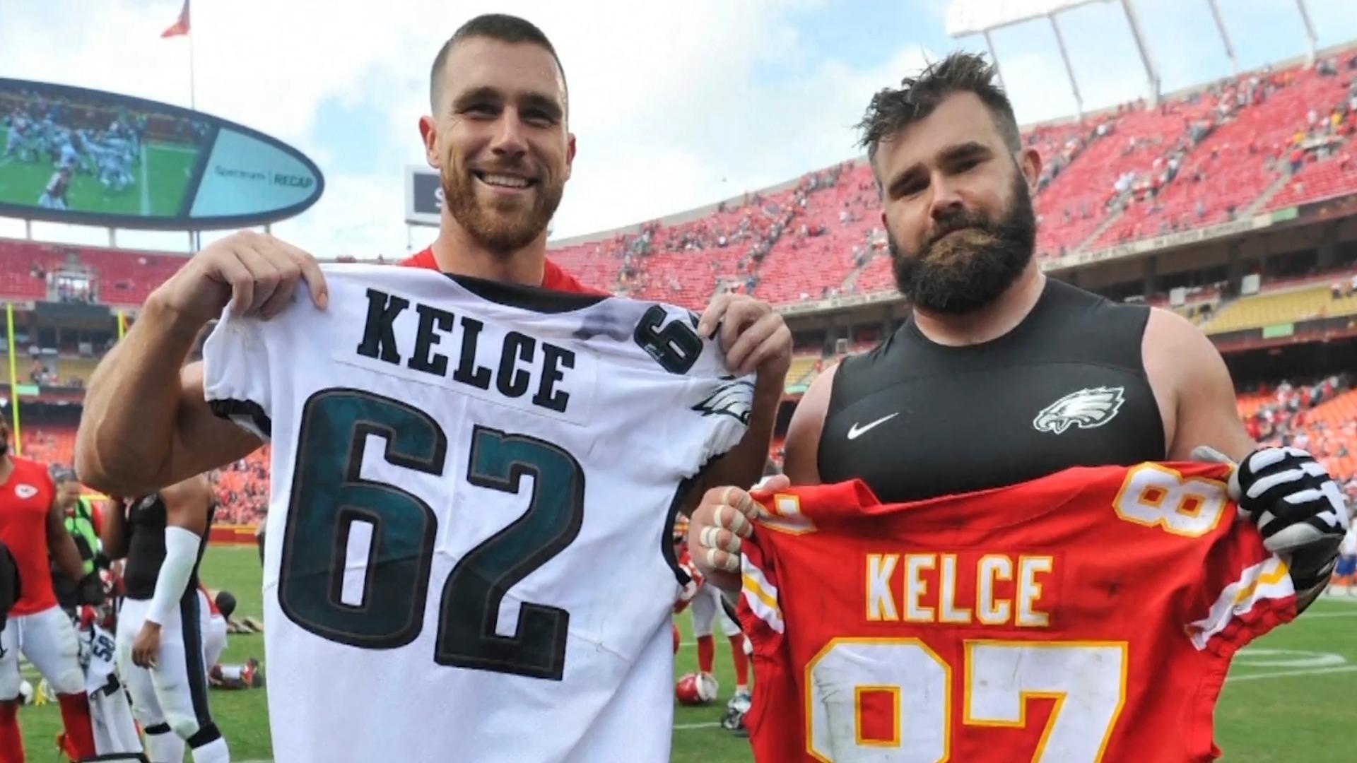 Brüder Jason und Travis spielen beide beim Super Bowl Mama Kelce ist stolz!