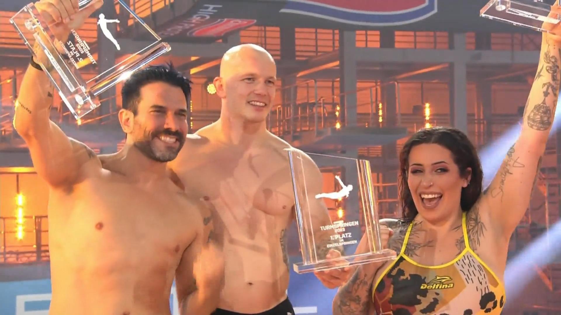 Sie schaffen es beim "RTL Turmspringen" 2023 aufs Treppchen Wahnsinns-Sportskanonen!