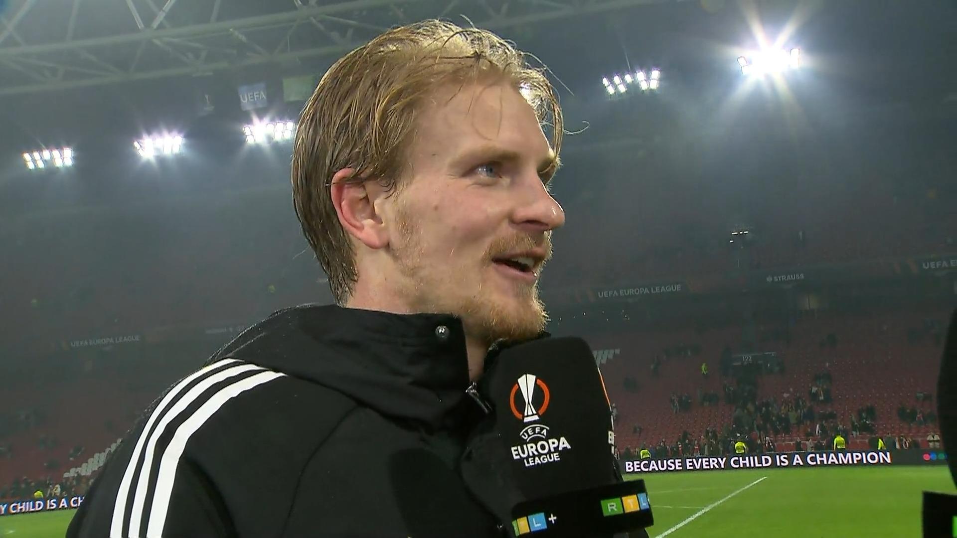 Thorsby warnt Ajax vor Unioner Heimstärke "Ich denke, das war kein Handspiel von mir"