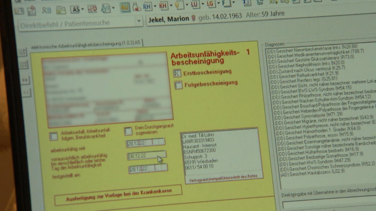 Für viele Unternehmen ein riesiger Aufwand Digitale Krankschreibung
