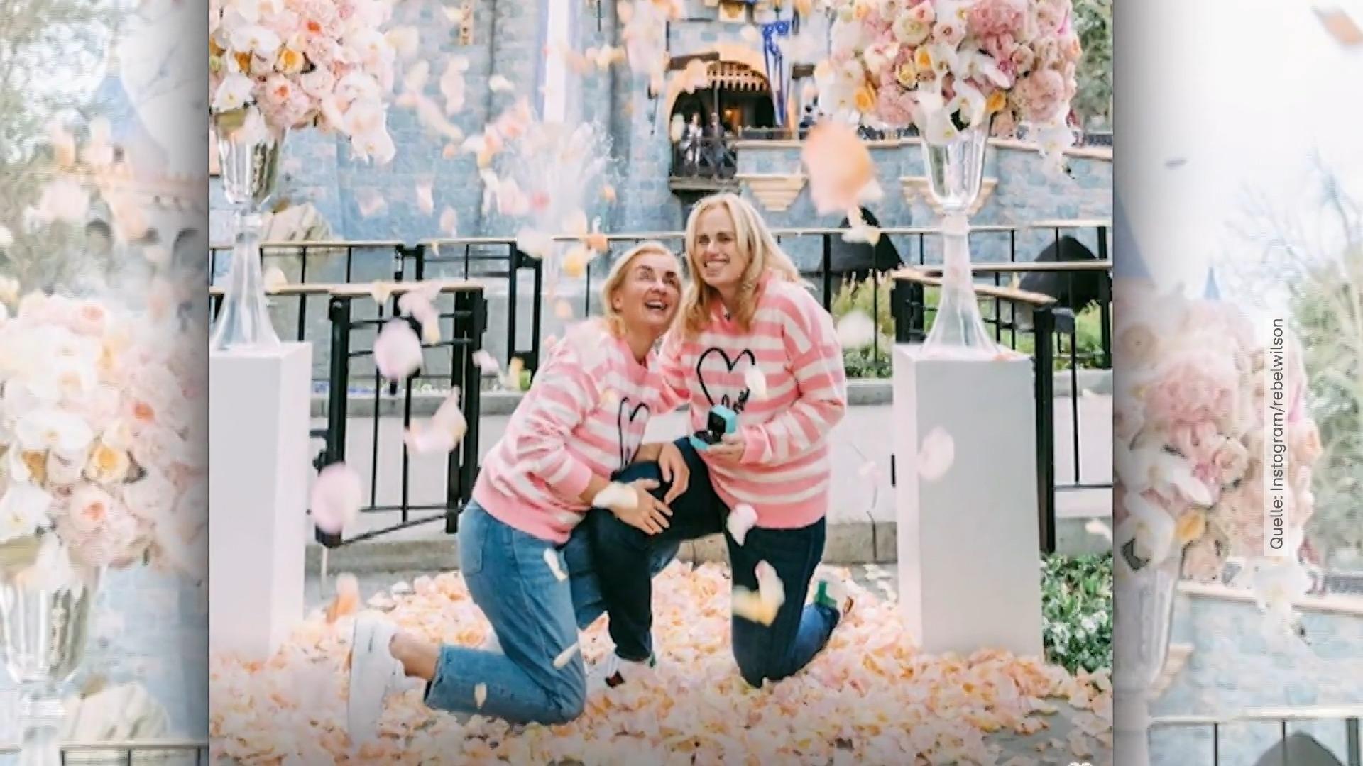 Rebel Wilson ist verlobt Antrag in Disneyland