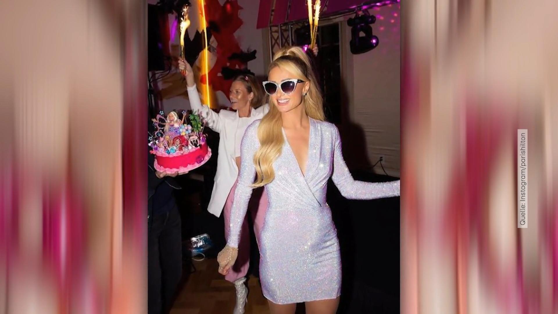 So "bescheiden" feiert Paris Hilton ihren Geburtstag Happy happy 42!