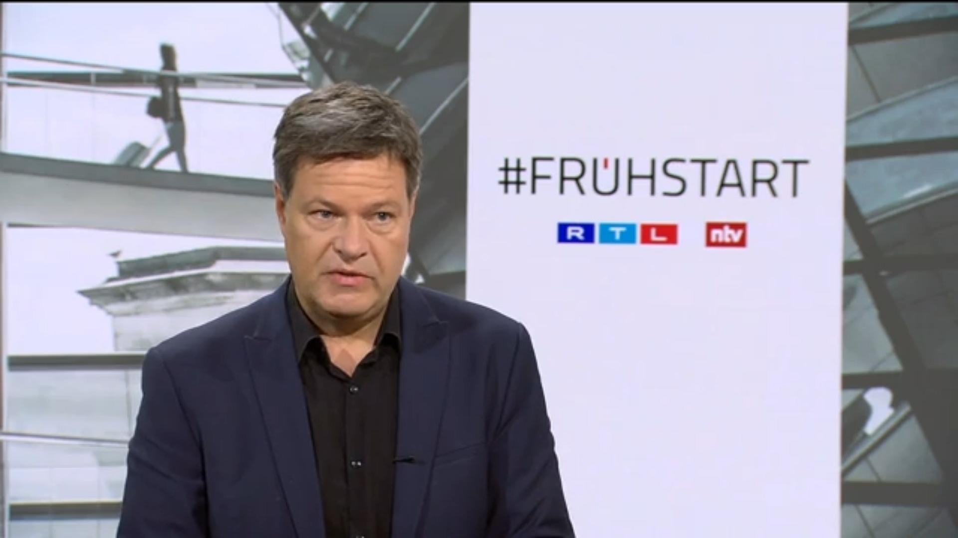 Habeck macht Hoffnung bei der Inflation RTL/ntv Frühstart