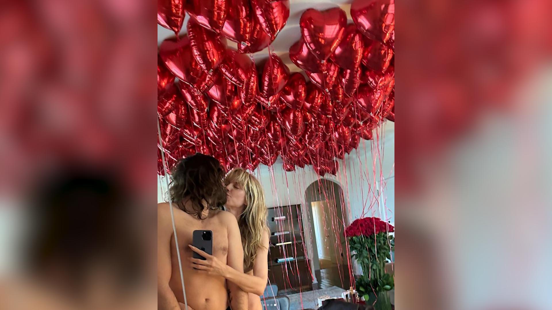 Heidi Klum y Tom Kaulitz aparecen desnudos en la red, no por primera vez