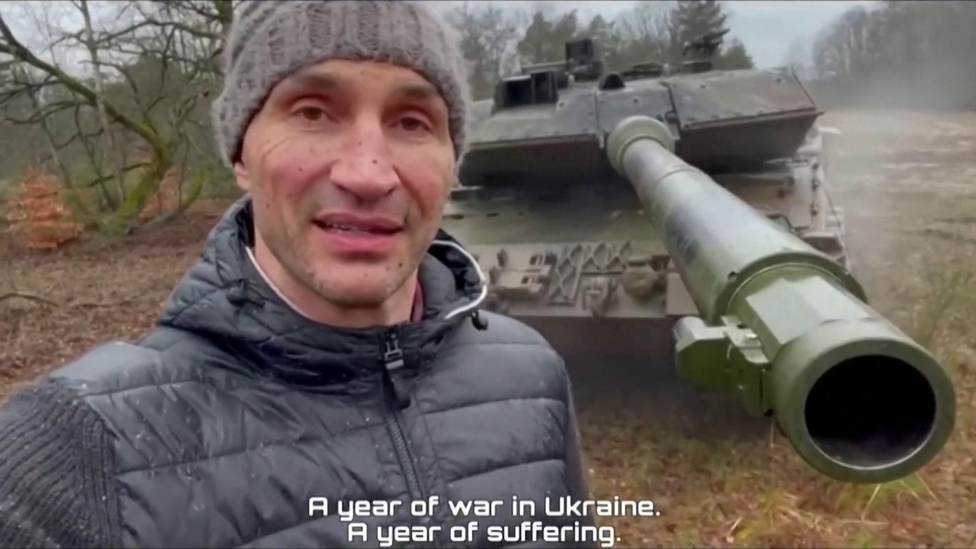 Erste Leopard-Panzer kommen in der Ukraine an Klitschko dankt für "Katze"
