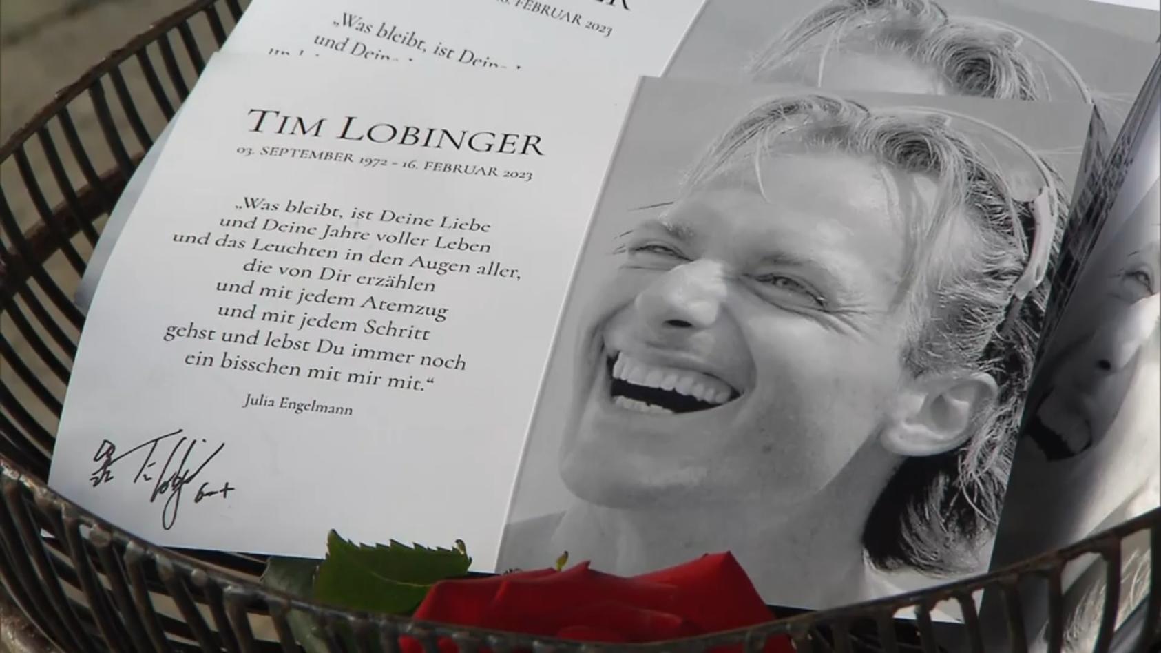 Trauerfeier für Tim Lobinger in München Freunde und Familie nehmen Abschied