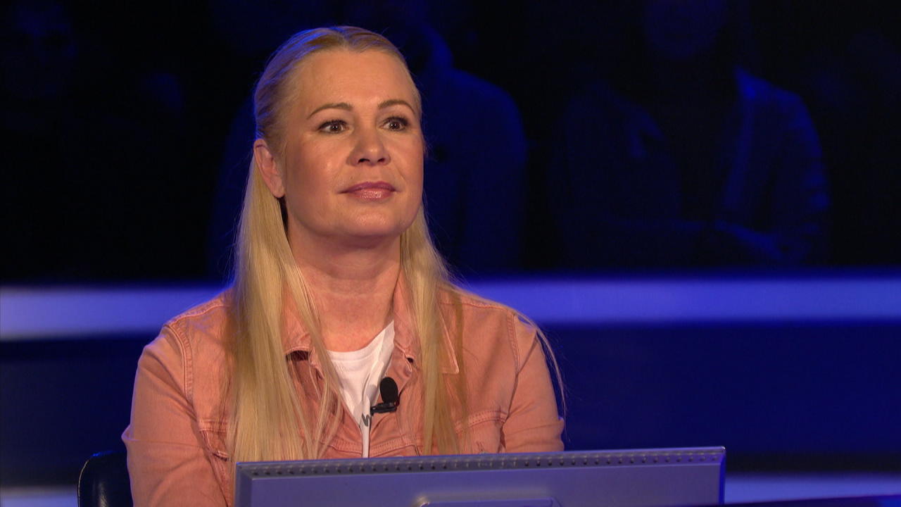 Kandidatin steht auf große Hupen "Wer wird Millionär"