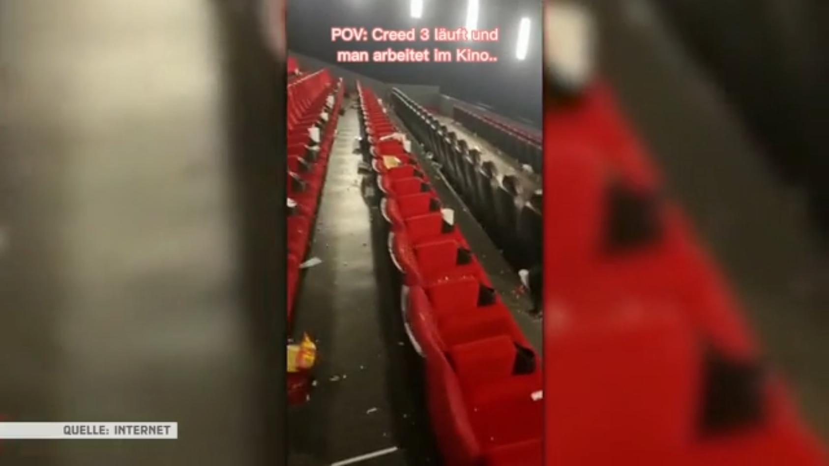 Randalierer im Kino Essen & Kleve